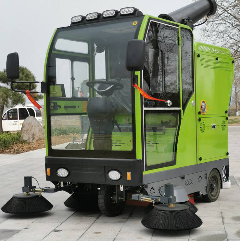 酒泉道路清洁广泛应用电动环卫清扫车